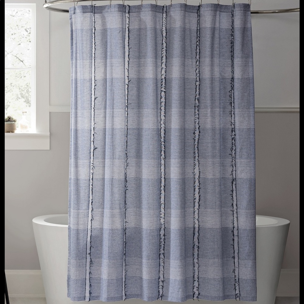 New Aria Ugg 72” Shower Curtain Navy